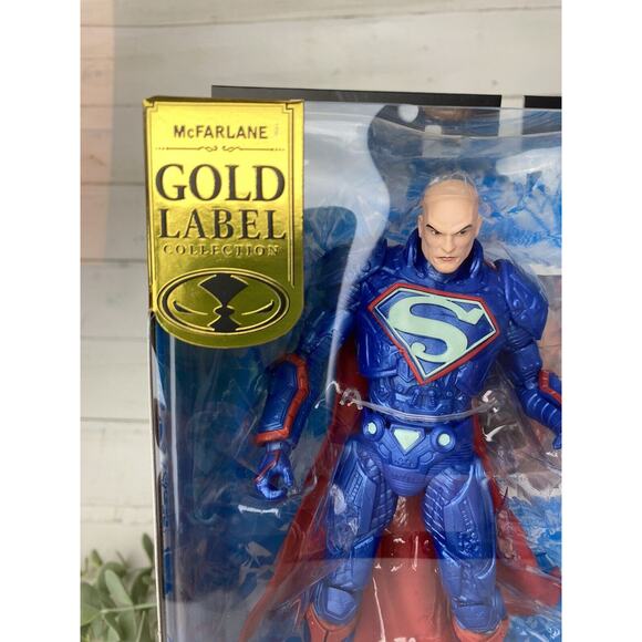 McFarlane DC Multiverse LEX LUTHOR POWER SUIT GOLD LABEL 7" Fig. New & Sealed - Picture 3 of 12